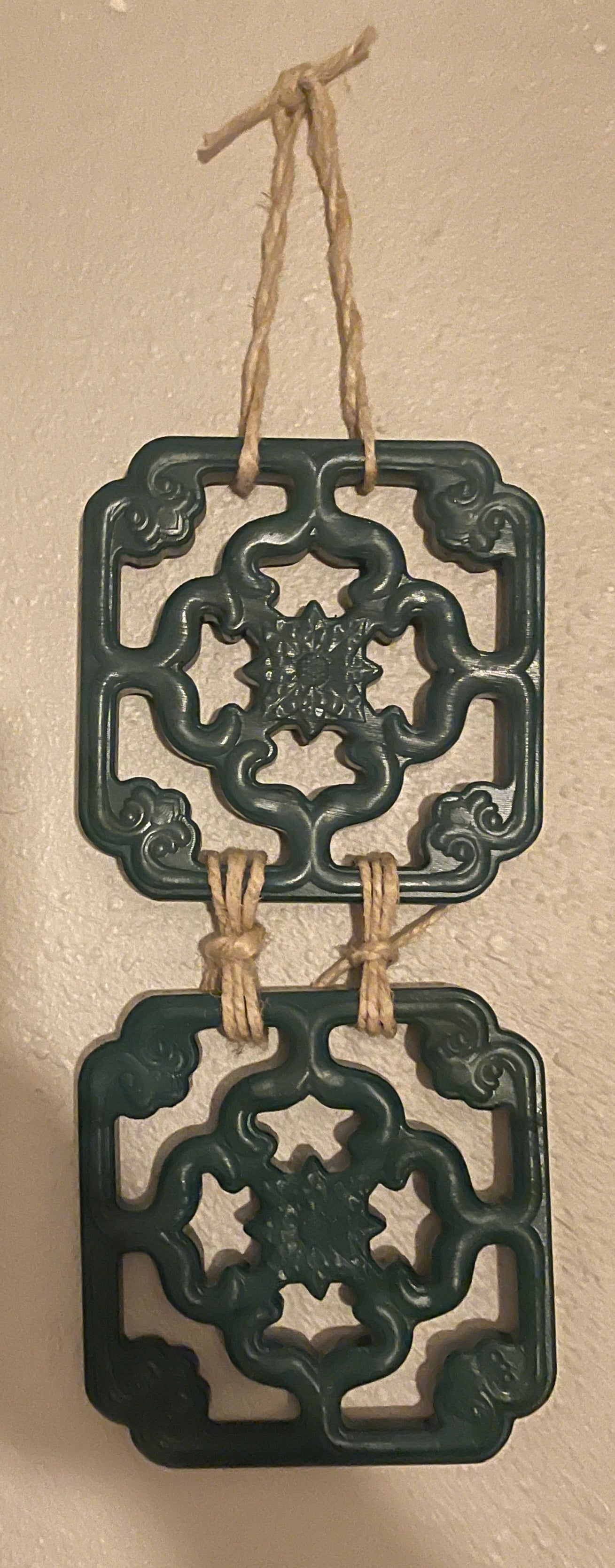 Triple Tile Wall Hanging