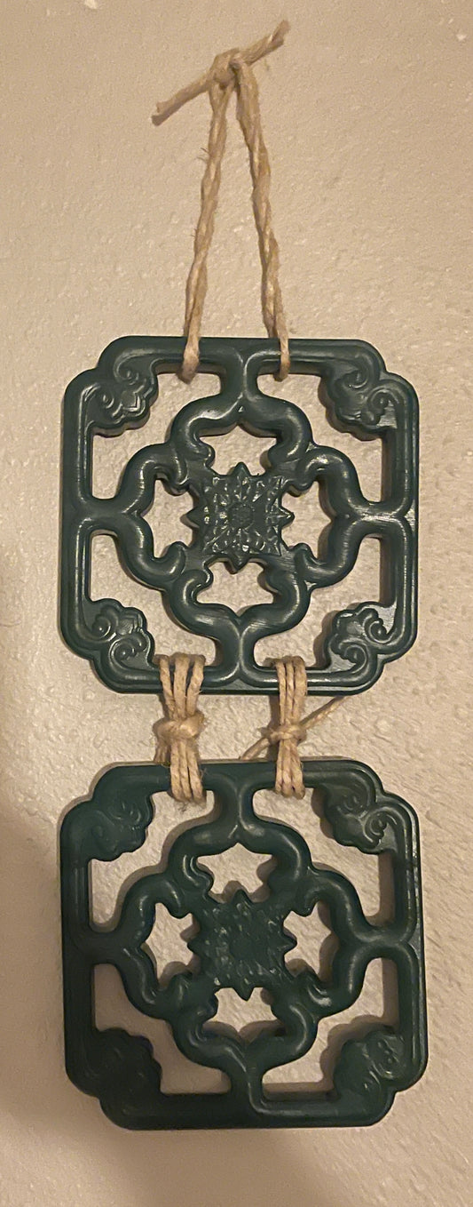 Triple Tile Wall Hanging